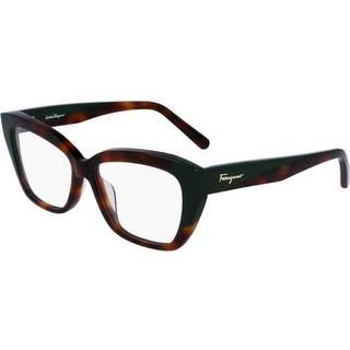 Salvatore Ferragamo SF 2938 220 53 Briller Kvinder Tortoiseshell - Dark Green Tortoise - 53mm