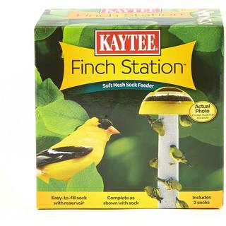Kaytee Wild Bird Finch Station Soft Mesh Sock Feeder inkluderer 2 sokker