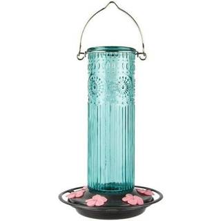 Nature's Way Antghf2 hængende antik glas tyngdekraft Hummingbird Feeder til udendørs indretning 28 ounce kapacitet nektar Feeder 6 Let at rengøre