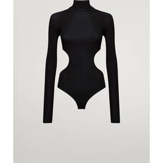 Wolford x N21 cutout turtleneck bodysuit - black - L