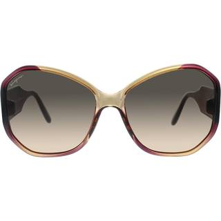 Salvatore Ferragamo SF 942S 212 61 Solbriller Kvinder Burgunder - Wine Caramel - 61mm