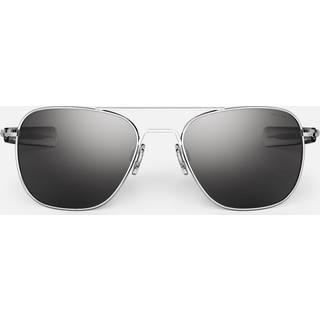 Randolph Engineering Aviator Polarized AF078 55 Solbriller Mænd Silver - Silver - 55mm