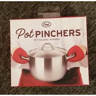 ?gte Fred Pot Pinchers silikone pot indehavere r?de
