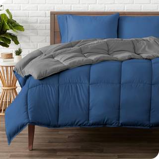 Bare hjemkonge/Californien King -dyne - Reversible Colours - Goose Down Alternative - Ultra -Soft - Premium 1800 -serie - All Season Warmth - Bed