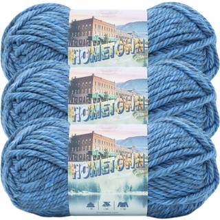 Lion Brand Yarn Hometown Yarn Super-Bulky garn til strikning af hækling og håndværk 3 pakke søvnig hul ånd