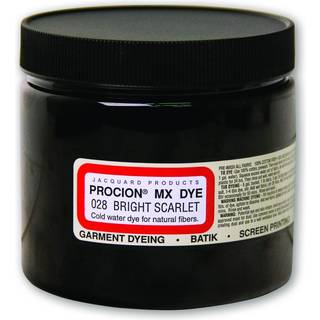 Jacquard Procion MX Dye - Ubestridt King of Tie Dye Powder - Lys skarlagen