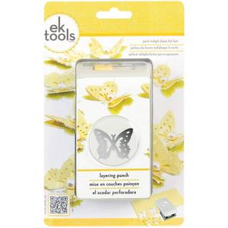 EK Tools Layering Paper Punch Butterfly Ny pakke