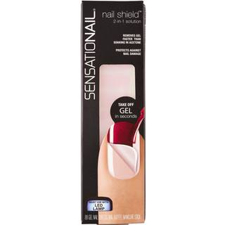 Sensationail nail shield 2-in-1 solution 88 gel nail shields nail buffer manicure stick