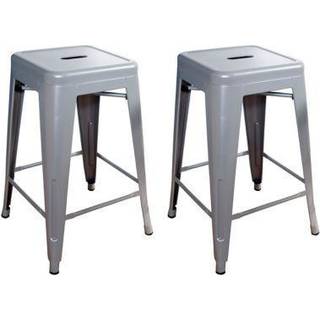 Loft sølv 24 tommer metal barkrol - 2 stykke