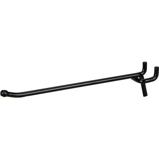 Presa Heavy Duty Black Steel Peg Board Shelving Holder 6-tommer 50-pack