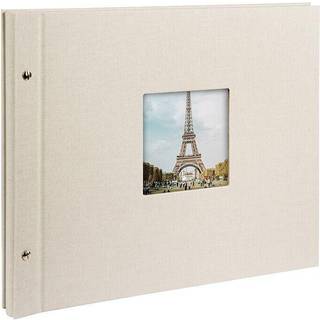 goldbuch Screw album Bella Vista 30x25 40 white pages sand gray