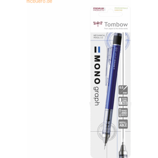 Tombow Mono Graph Shaker Mekanisk blyant 0,5 mm bl? krop (SH-MG41)
