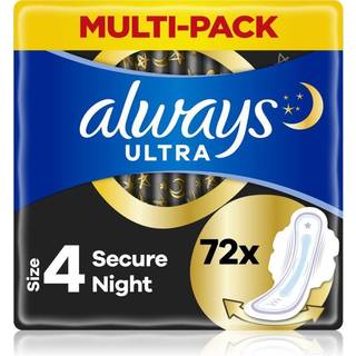 Always ULTRA Secure Night månedspakke bind med vinger til damer