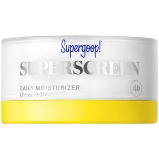 Supergoop! Superscreen - 1,7 fl oz - SPF 40 PA +++ Hydrating Daily Moisturizer Suncreme - Beskyttelse mod UV -str?ler+ hj?lper filterforurening o