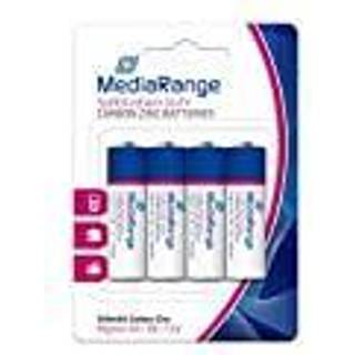MediaRange battery - 4 x AA / LR6 - Carbon Zinc