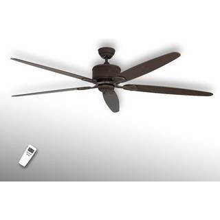 Loftslampen Eco Elements med fem vinger, brun