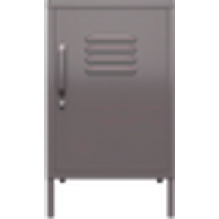 Accentbord med 1 dør i Metal Graphite Grey