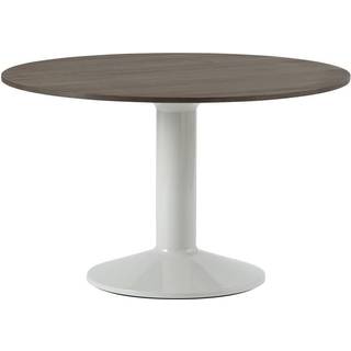 Muuto Midst Spisebord Ø120 Mørk Olieret Eg/Grå