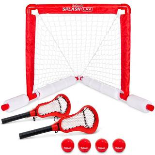 Gosports Lacrosse Floating Pool -m?ls?t - inkluderer lacrosse -vandm?l 2 lacrosse -pinde og 4 bl?de gummikugler
