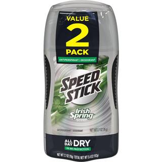 Speed Stick Irish Spring Original Antiperspirant Deodorant til mænd, 24-timers beskyttelse, 2,7 oz