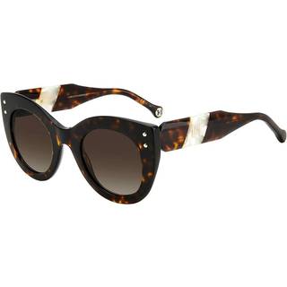 Carolina Herrera Kvinde HER 0127/S C9K/HA Solbriller Acetat Havana Brun Cat Eye Skygge