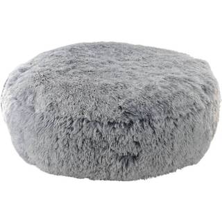 Komfort puf NURU - Ø 100 x 20 cm - Grå