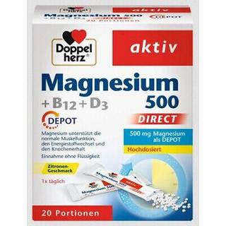 Doppelherz Magnesium 500 + B12 + D3 Direct Depot 1748.44 DKK/1 kg