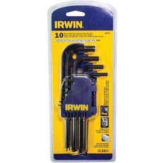 Irwin T10757 Sekskantnøgle 10 nøgler, 1,5-8 mm