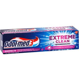 Odol med3 Extreme Clean-tandpasta dybtgående rensning* 386.00 DKK/1 L