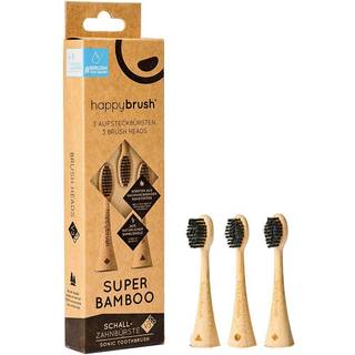 happybrush Bambus børstehoved ECO V3