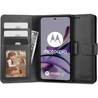 Motorola Moto G13 / G23 / G53 Tech-Protect Flip Wallet m. Pung & Ståfunktion - Sort