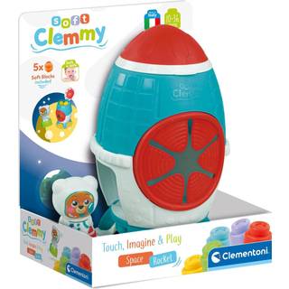 Clementoni Soft Clemmy rumraket med 5 bløde klodser