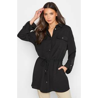 Lts Tall Black Utility Shirt 26-28 Lts | Tall Women's Shirts & Blouses