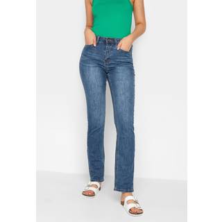 Lts Premium Tall Mid Blue Stretch Straight Leg Jeans Ex Long > 22 Lts | Tall Women's Straight Leg Jeans - Ex Long 22