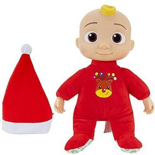 Cocomelon Musical Deck The Halls JJ Doll - Inkluderer JJ Roto Doll med Santa Hat - Festlig dukke med aktiverede lyde til b?rnehaver
