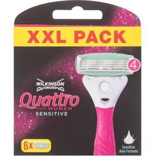 Wilkinson Quattro Women Barberblade Sensitive 6 stk.