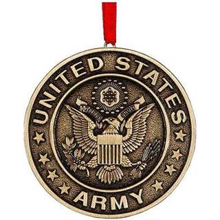 Kurt Adler U.S. Army Metal Christmas Ornament