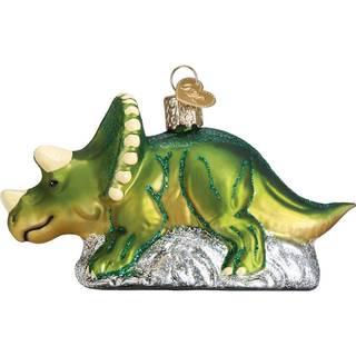 Old World Christmas Triceratops Glass bl?st ornamenter til juletr?