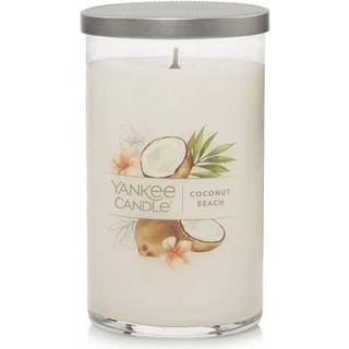 Yankee Candle Coconut Beach Signature Medium Pillar Candle White 14.25oz