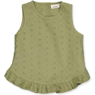 Lil Atelier Sage Top Broderie Anglaise