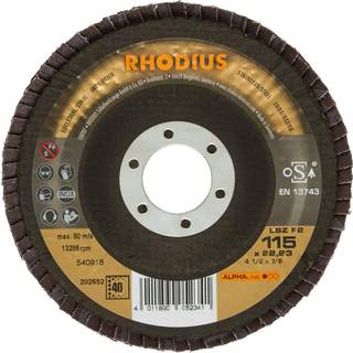 Rhodius flapskive 125mm - K40