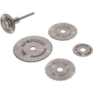 Silverline Dremel roterende værktøj HSS-skæreskivesæt - 6 dele
