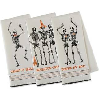 Halloween Geschirrtuch Party Skelette