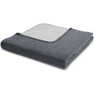 Recycled bomuldsplaid fra BIEDERLACK - RECOVER DOUBLEFACE GREY/SILVER