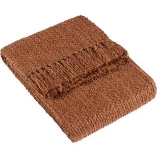HÖEM HÖEM Hazel Brown Morni Woven Yarn Fringed Throw