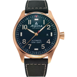 Alpina AL-525NN4S4 Startimer Pilot Automatik Herrenuhr 44mm 10ATM