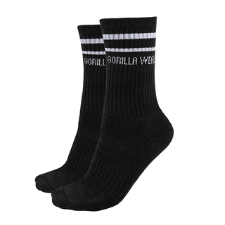 Gorilla Wear Crew Socks 2-Pack, black, 43-46