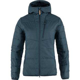 Fjällräven Women's Keb Padded Hoodie Syntetisk jakke Damer størrelse XL farve blå