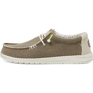 HeyDude Wally Braided Sneaker Herrer størrelse 47 farve brun/grå