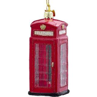 Noble Gems Kurt Adler 4-tommer glas Britisk telefonb?s Ornament til jul